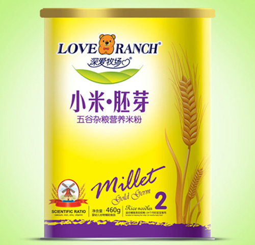  深愛牧場五谷雜糧小米胚芽米粉紙聽2段