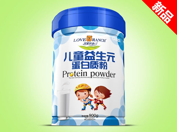   深愛牧場金裝蛋白質粉鐵聽-兒童益生元