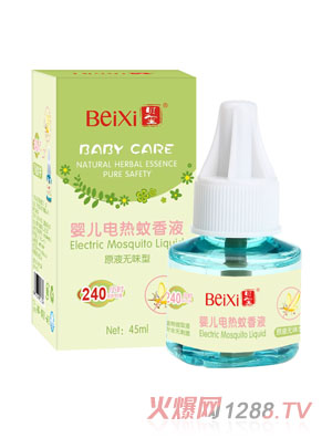  貝璽嬰兒電熱蚊香液（45ml原液無味型）