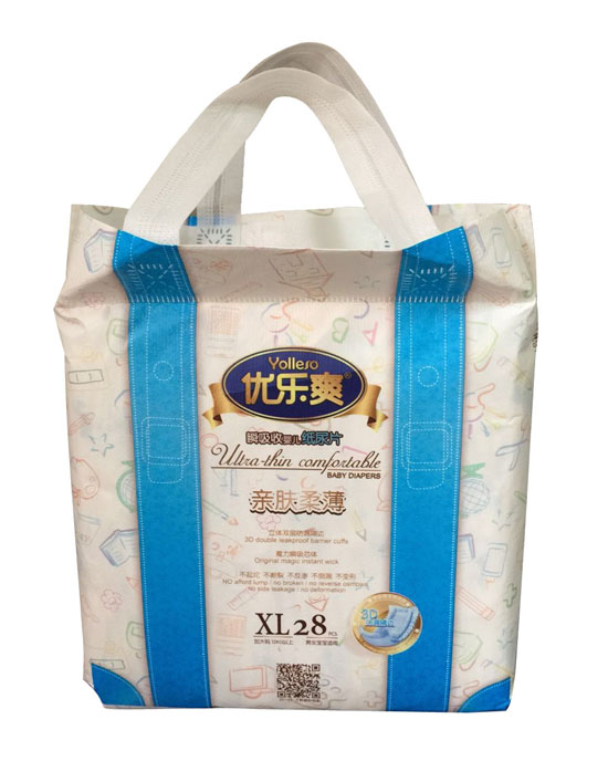  優(yōu)樂爽親膚柔薄瞬吸收嬰兒紙尿片XL28片