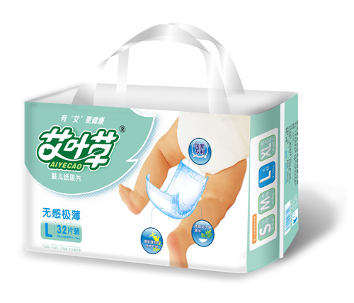   艾葉草無(wú)感極薄紙尿片L32片裝