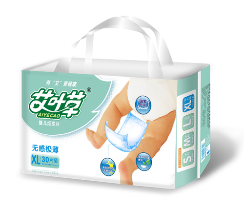   艾葉草無(wú)感極薄紙尿片XL30片裝