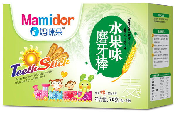   媽咪朵水果味磨牙棒