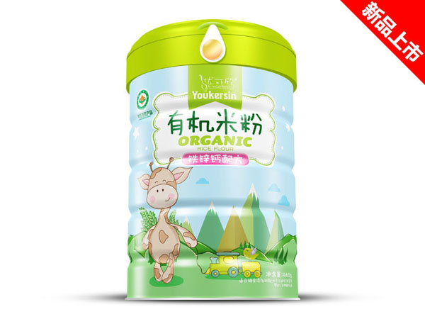    優(yōu)可欣鐵聽鐵鋅鈣有機(jī)米粉聽裝