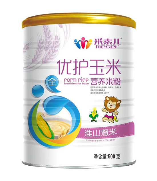   米素兒淮山薏米優(yōu)護玉米營養(yǎng)米粉聽裝