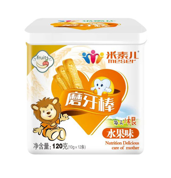   米素兒水果味磨牙棒
