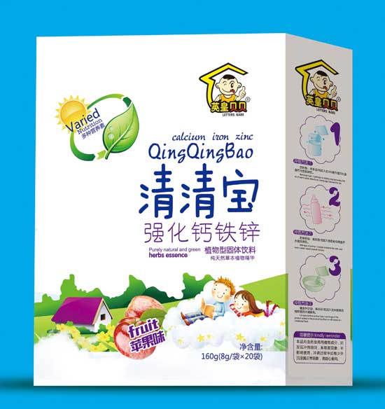   英皇貝貝強(qiáng)化鈣鐵鋅清清寶