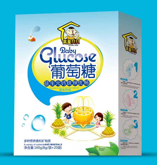   英皇貝貝益生元鈣鐵鋅優(yōu)暢葡萄糖（盒）
