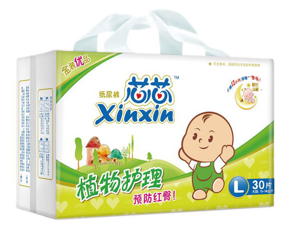  芯芯植物護理紙尿褲L30片（中包）