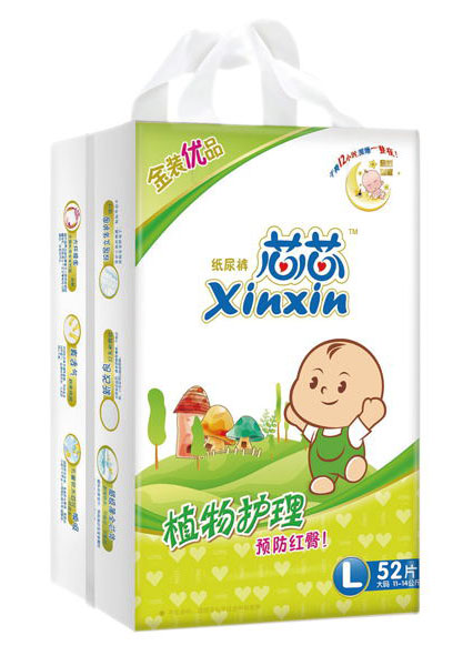   芯芯植物護理紙尿褲L52（大包）
