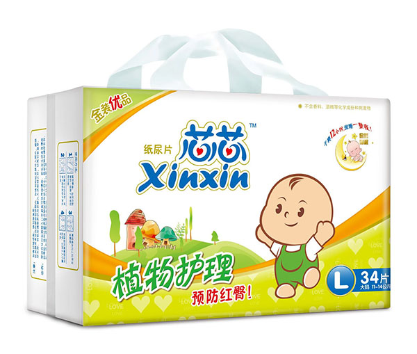  芯芯植物護理紙尿片L34片
