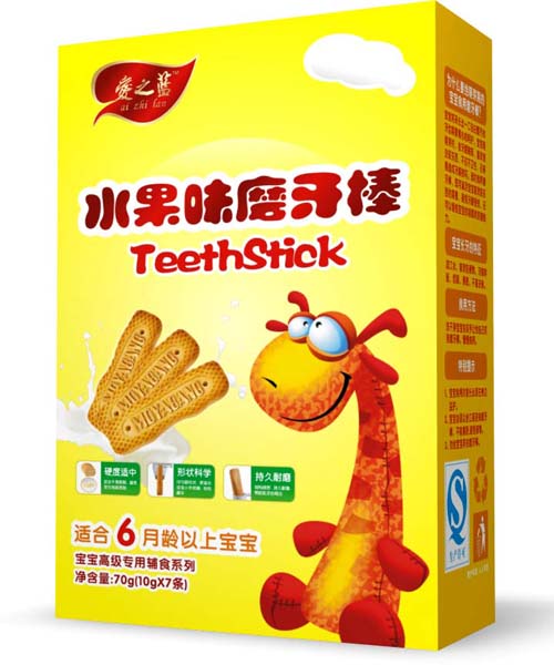   愛之藍水果味磨牙棒