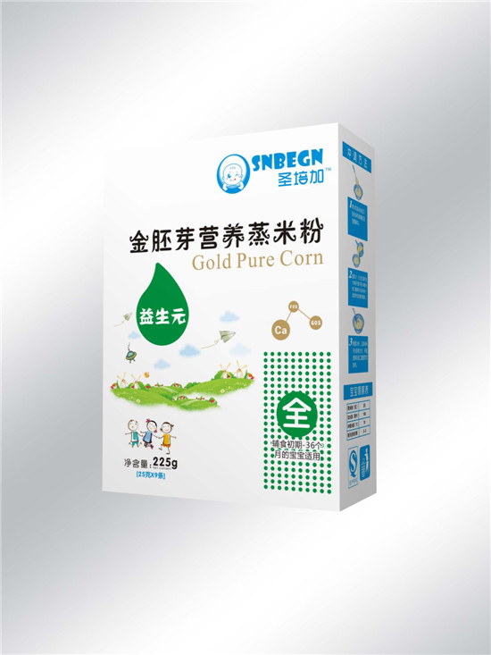   圣培加金胚芽營養(yǎng)蒸米粉益生元配方盒裝