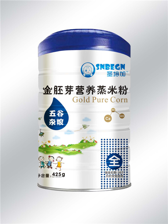    圣培加金胚芽營養(yǎng)蒸米粉五谷雜糧配方罐裝
