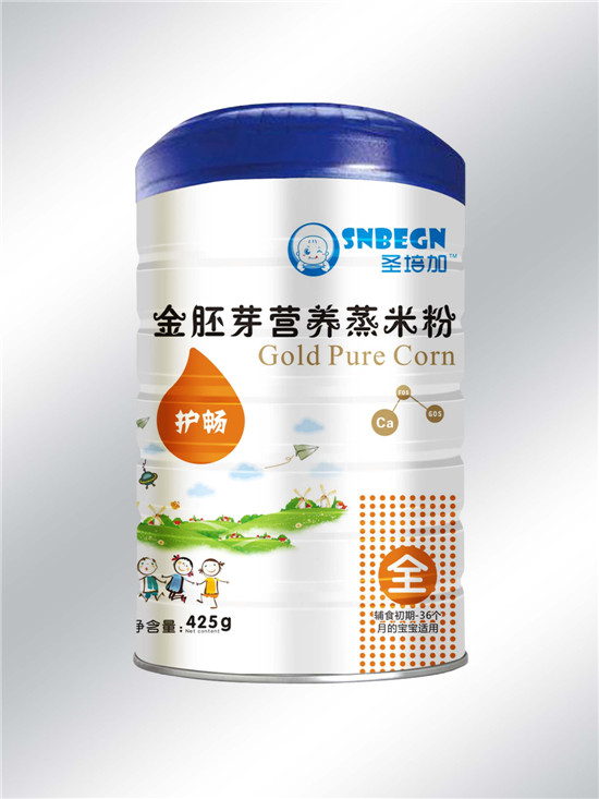    圣培加金胚芽營養(yǎng)蒸米粉護(hù)暢配方罐裝