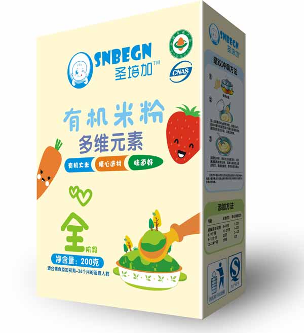   圣培加多元素有機(jī)米粉