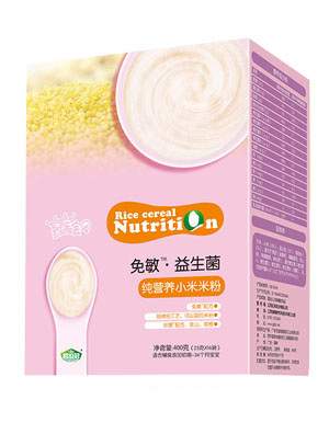 超级冠免敏益生菌纯小米米粉