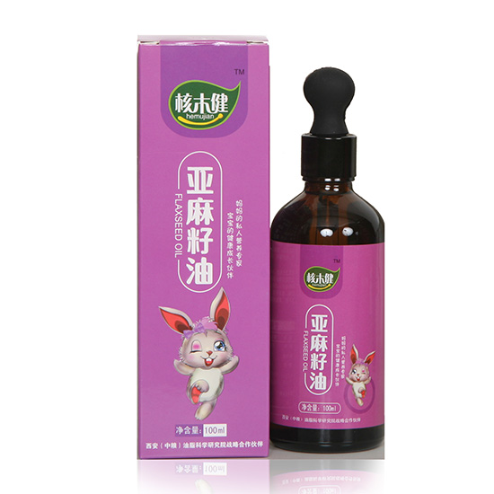  核木健亞麻籽油紫兔