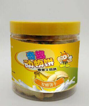   嬰氏香蕉牛奶味奇趣動(dòng)物餅干