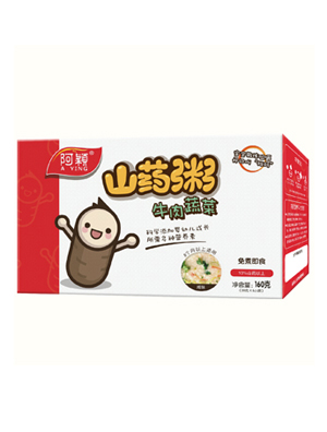  阿穎淮山牛肉蔬菜粥