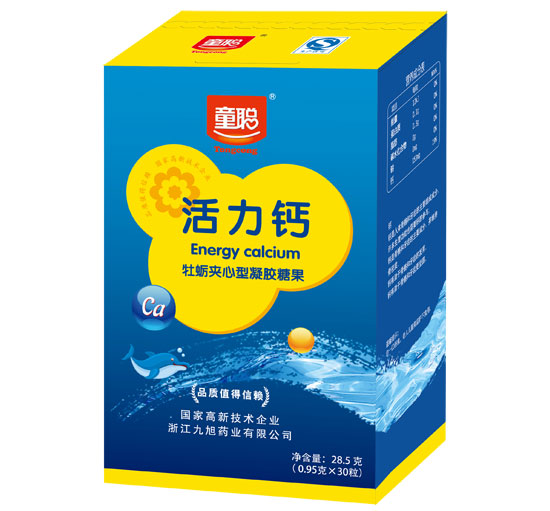   童聰活力鈣凝膠糖果