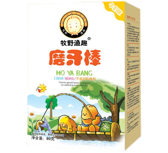  牧野漁趣磨牙棒牛奶味