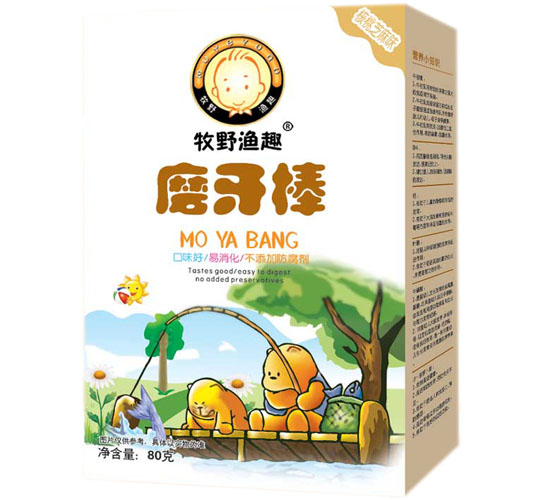   牧野漁趣磨牙棒核桃黑芝麻味