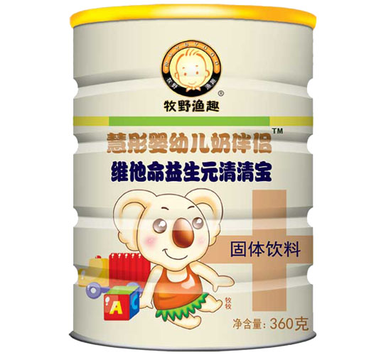   牧野漁趣維他命益生元清清寶