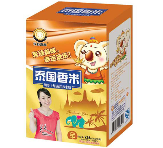   牧野漁趣胡蘿卜果蔬營(yíng)養(yǎng)米粉盒裝