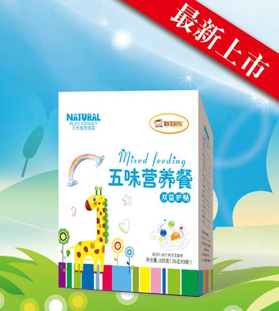  智慧熊雙益護(hù)暢五味營(yíng)養(yǎng)餐225g