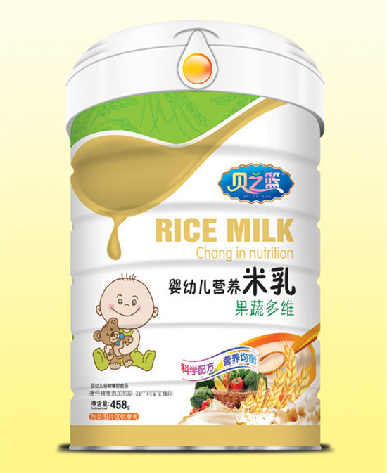   貝之籃果蔬多維-嬰幼兒營養(yǎng)米乳