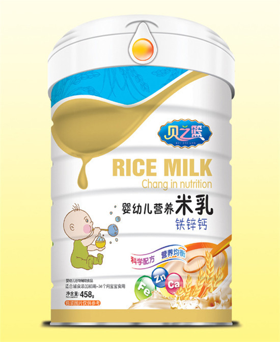   貝之籃鐵鋅鈣-嬰幼兒營養(yǎng)米乳
