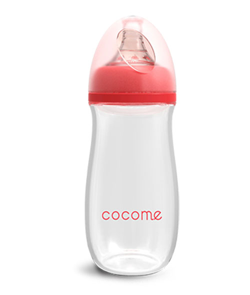   可可萌寬口徑晶鉆奶瓶260ML