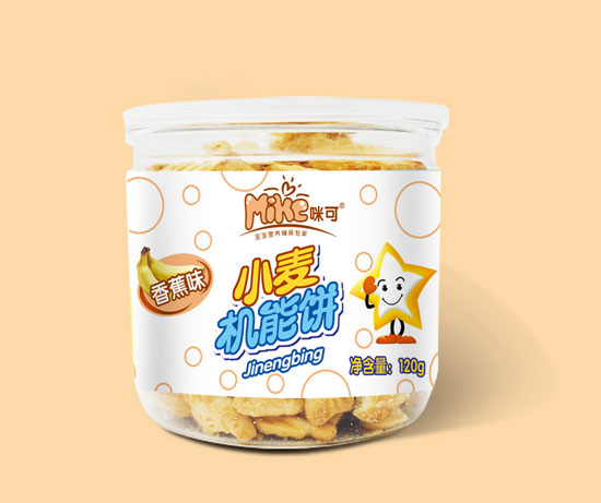  咪可香蕉味小麥機(jī)能餅干