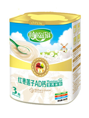  美滋滋紅棗蓮子AD鈣營(yíng)養(yǎng)米粉