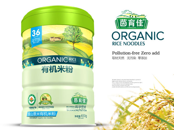  茵育佳淮山薏米有機米粉鐵聽