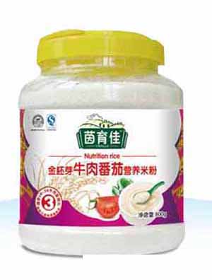  茵育佳金胚芽牛肉番茄營養(yǎng)米粉