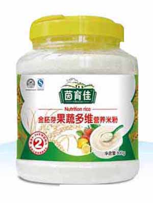  茵育佳金胚芽果蔬多維營養(yǎng)米粉