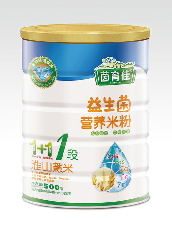   茵育佳淮山薏米益生菌營養(yǎng)米粉