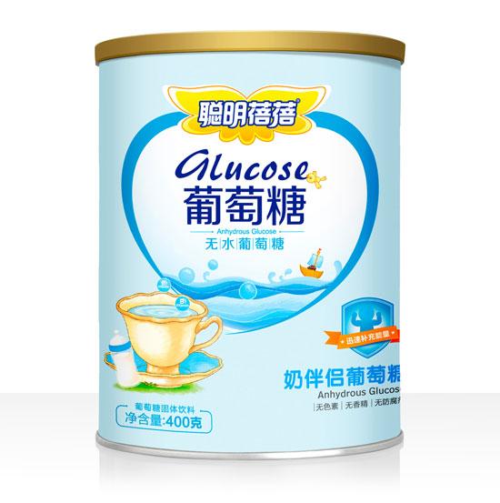  聪明蓓蓓听装奶伴侣葡萄糖