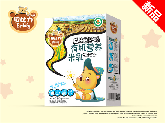  貝比力淮山薏米有機(jī)營(yíng)養(yǎng)米乳盒裝